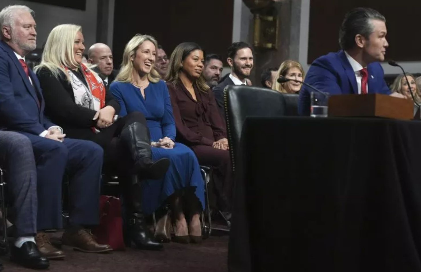 Phil Hegseth at Pete's hearings