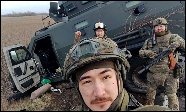 Russian Yakut warriors