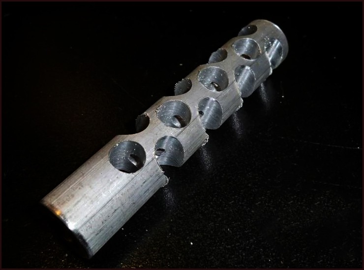 Unfinished monolithic baffle