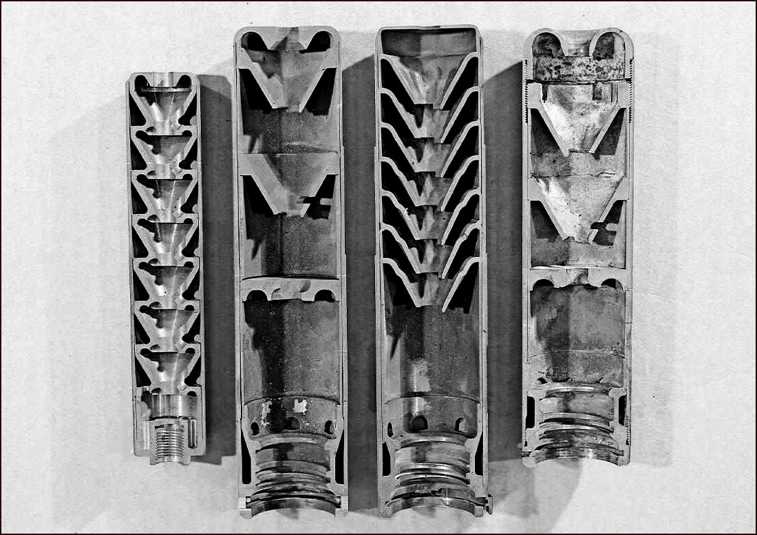 different baffle configurations