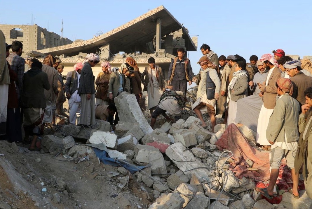 Destruction in Yemen