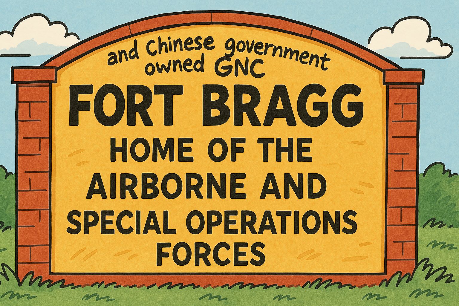Fort Bragg Sign