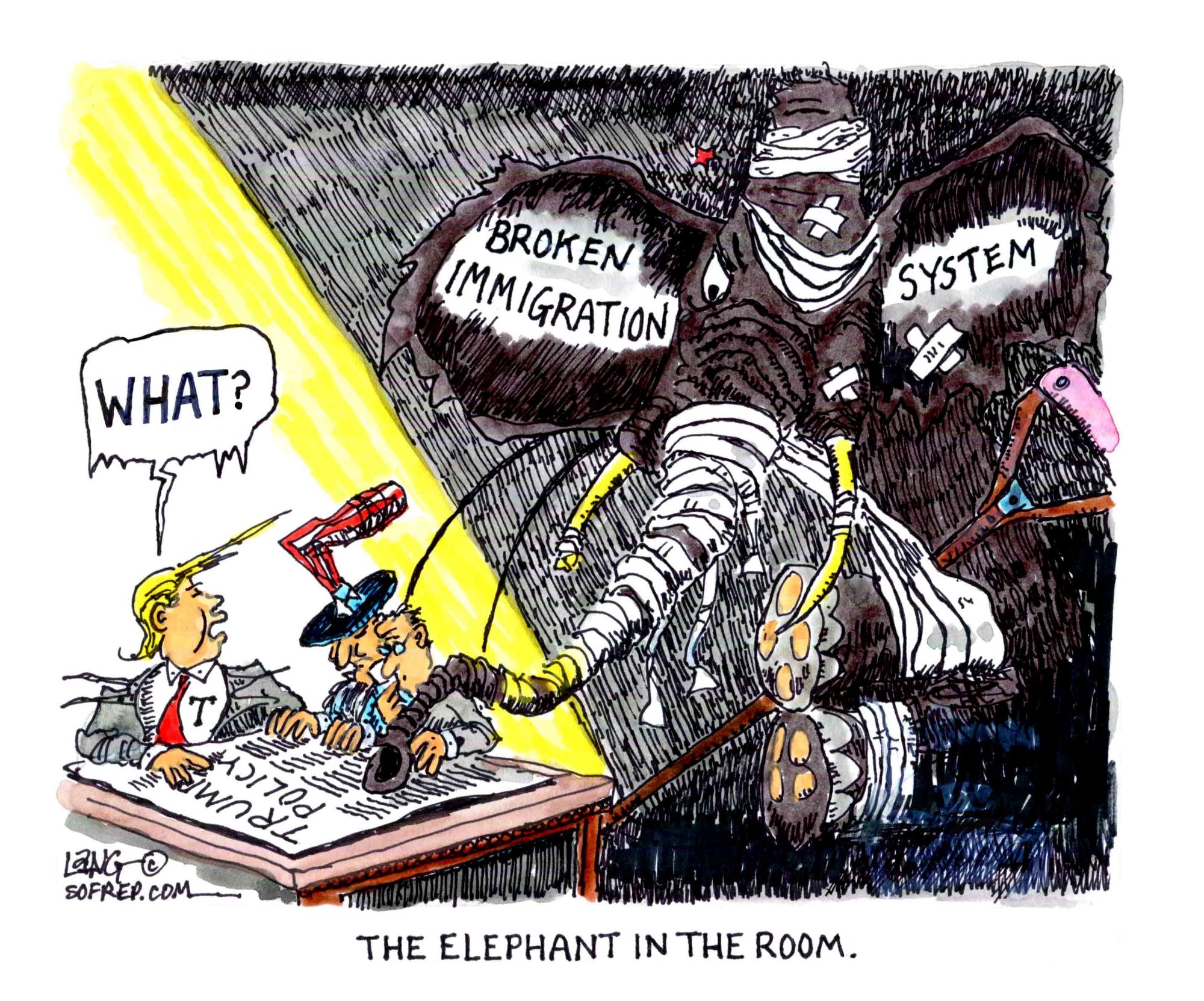Broken Immigration System.