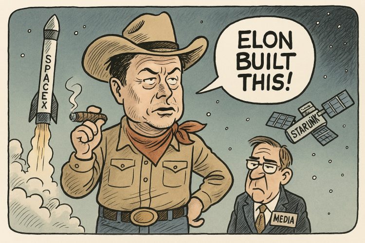 Elon Musk Is the Space Cowboy America Never Deserved—But Desperately Needed