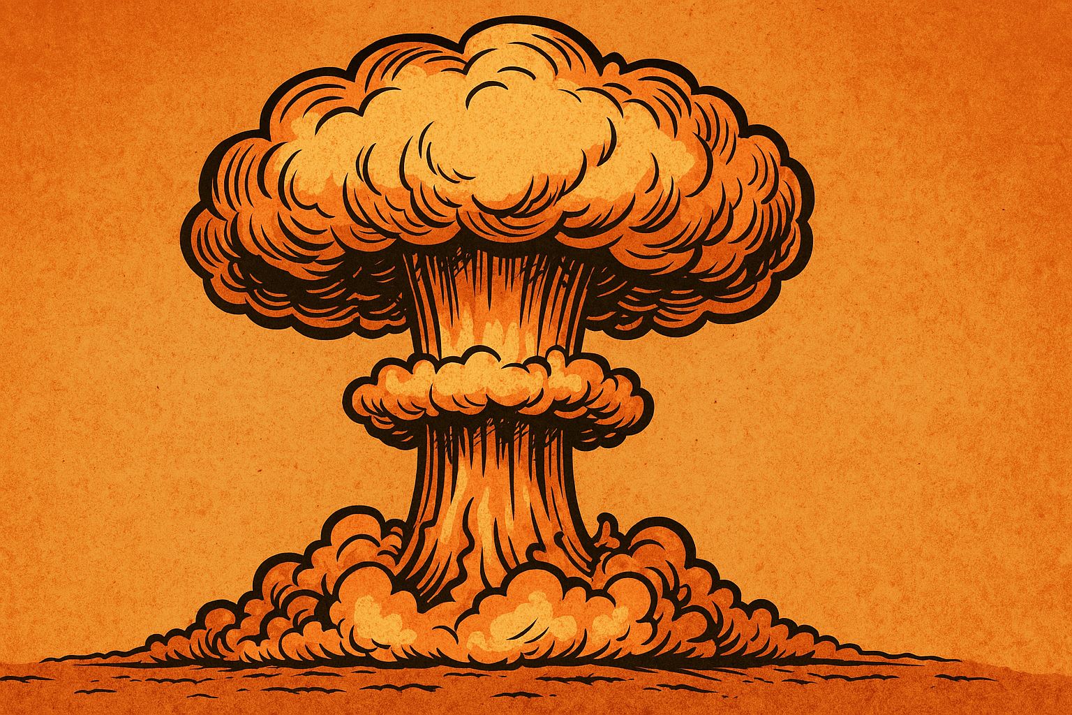 Orange Mushroom Cloud 