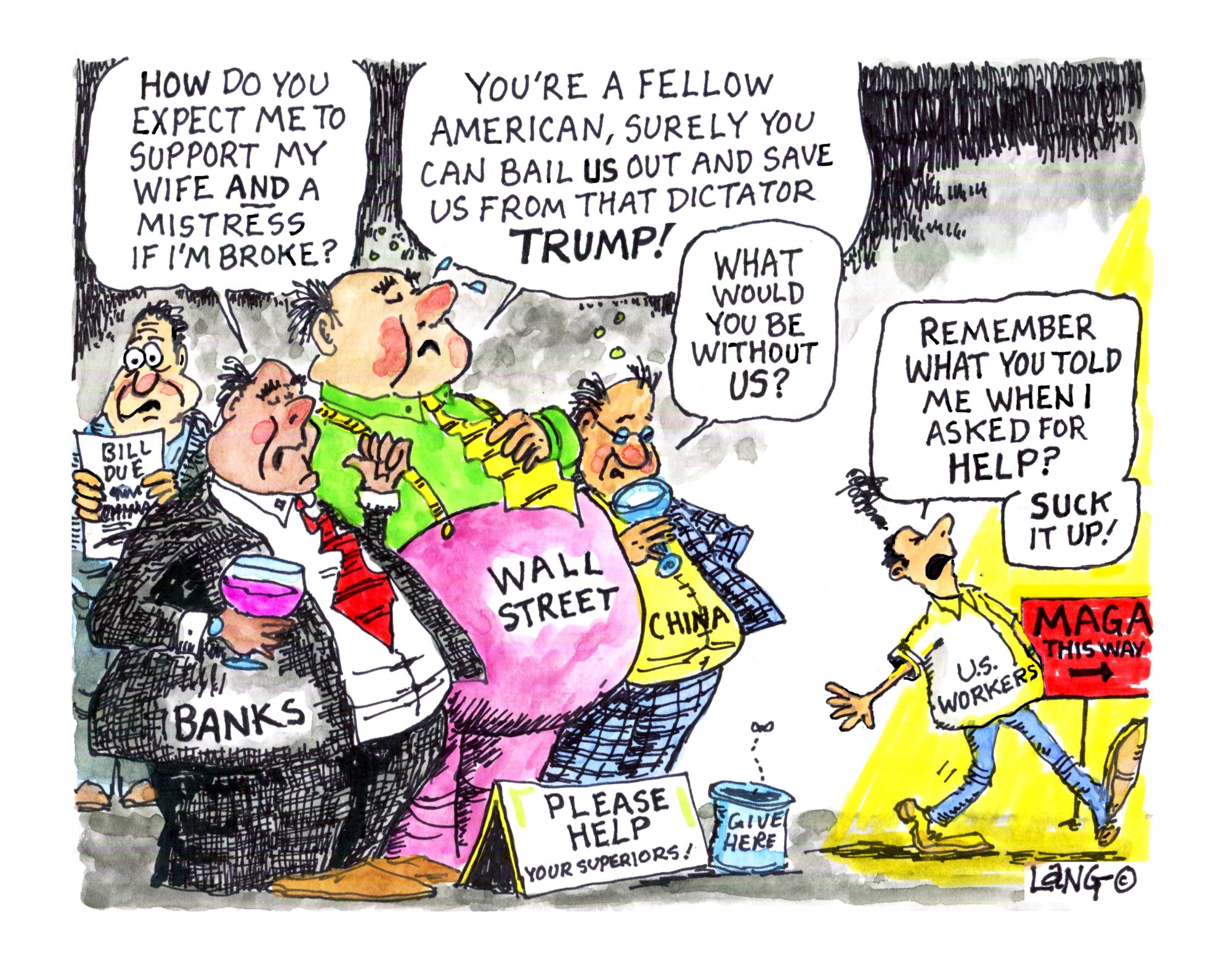 Bob Lang Cartoon