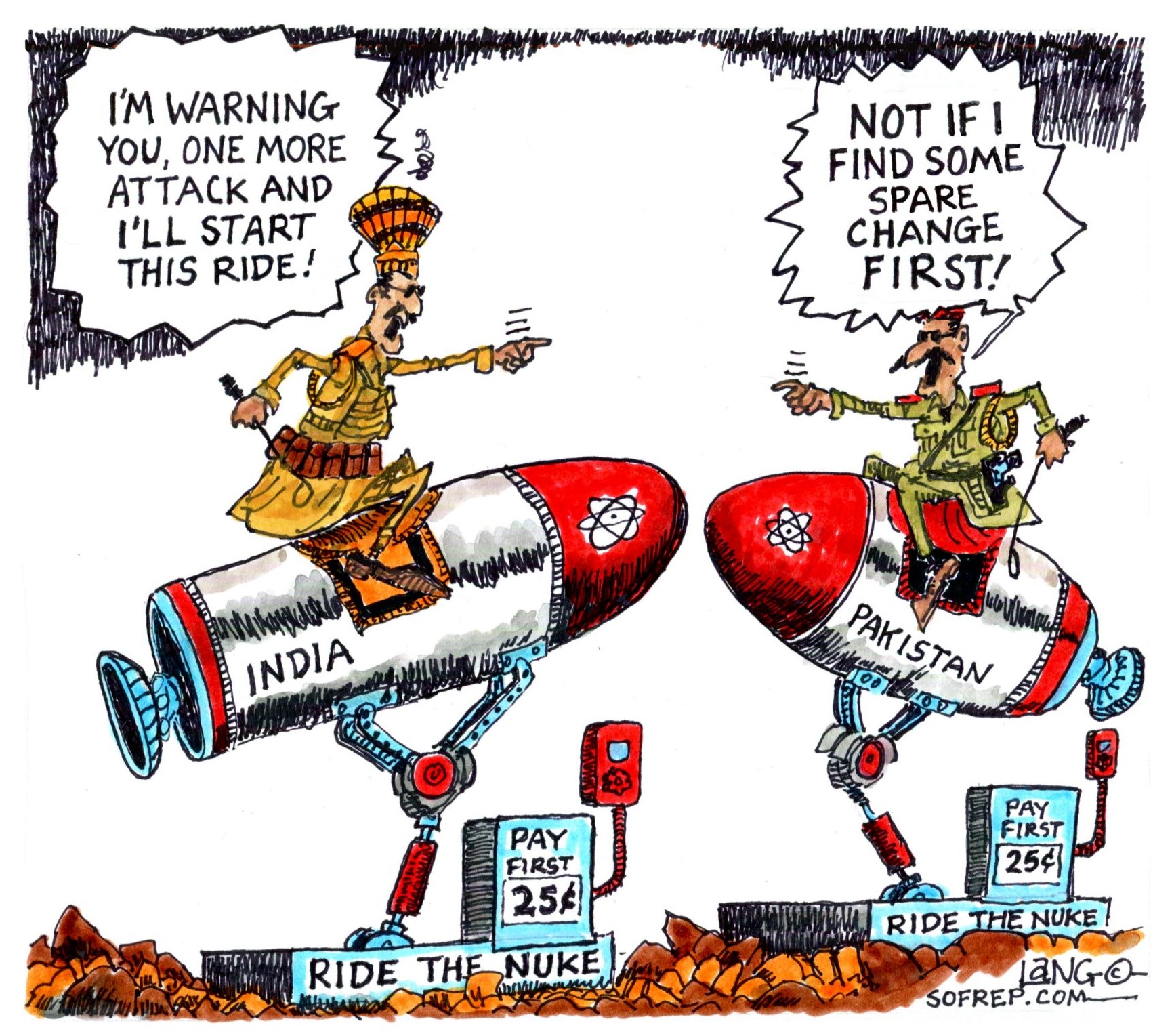 SOFREP Sunday Cartoon India and Pakistan