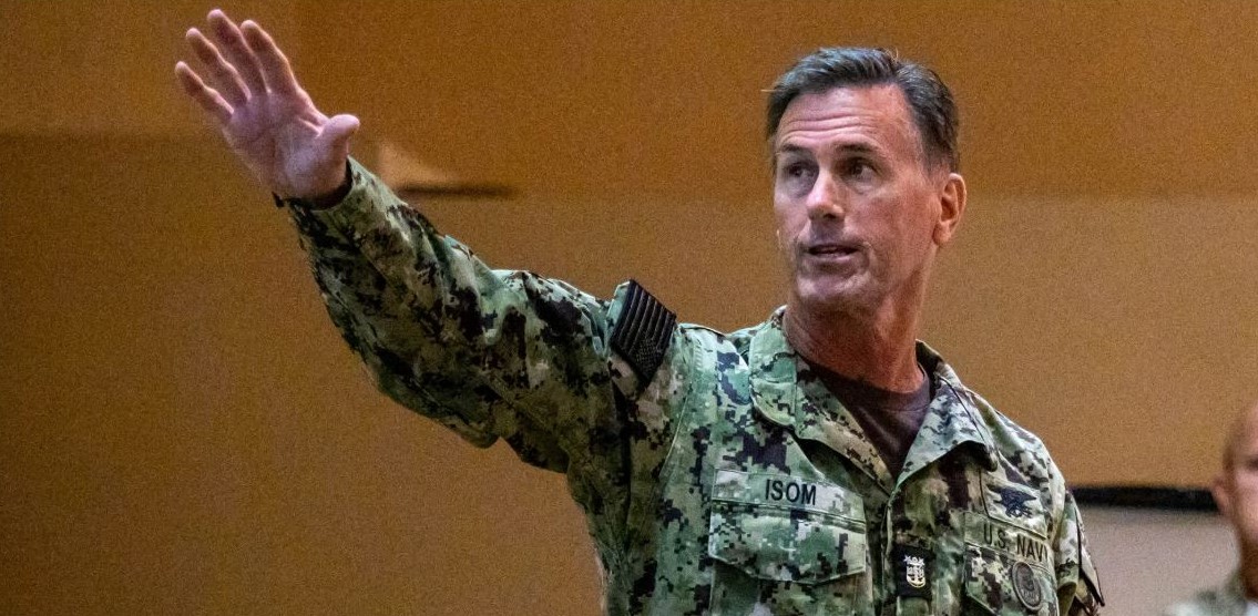 Navy Fleet Master Chief David Isom