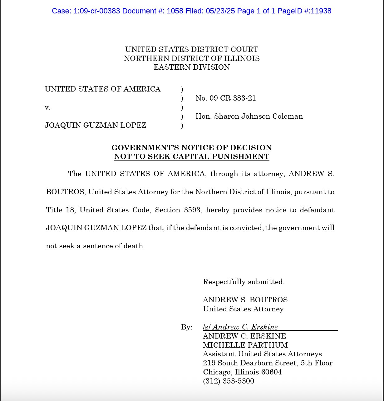 Joaquin Guzman Lopez