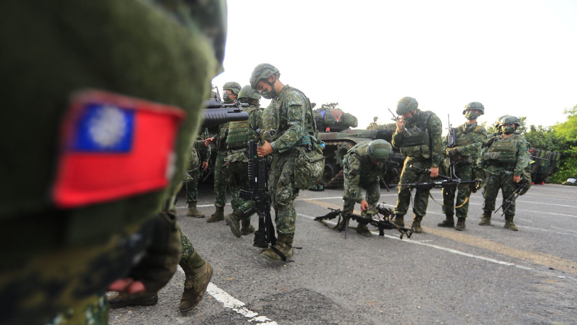 Taiwanese soldiers