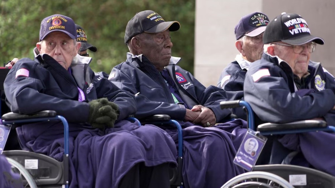 D Day Veterans in Normandy, 2025
