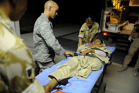 Victim of Terrorist Landmine