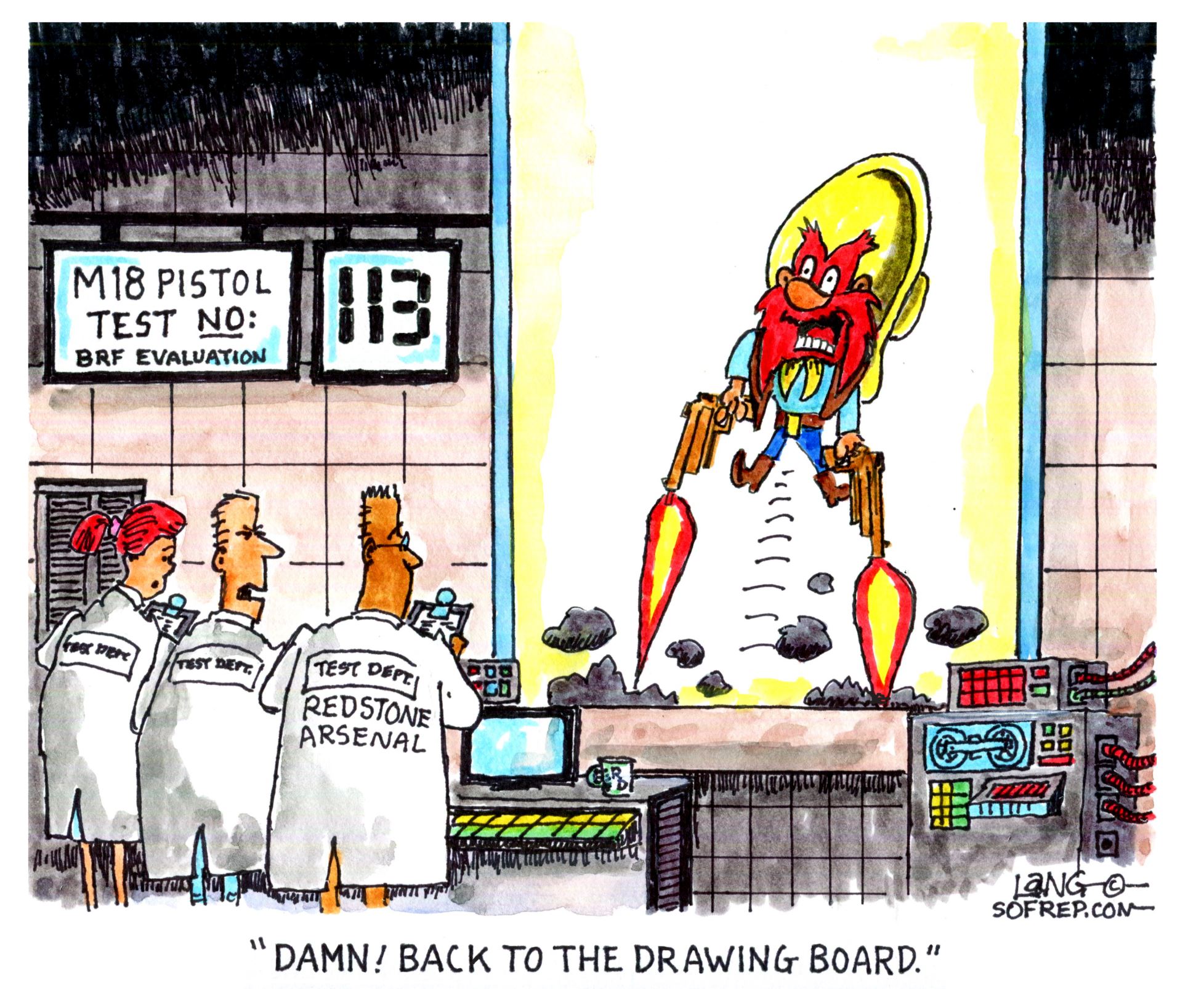 Bob Lang Sunday SOFREP Cartoon