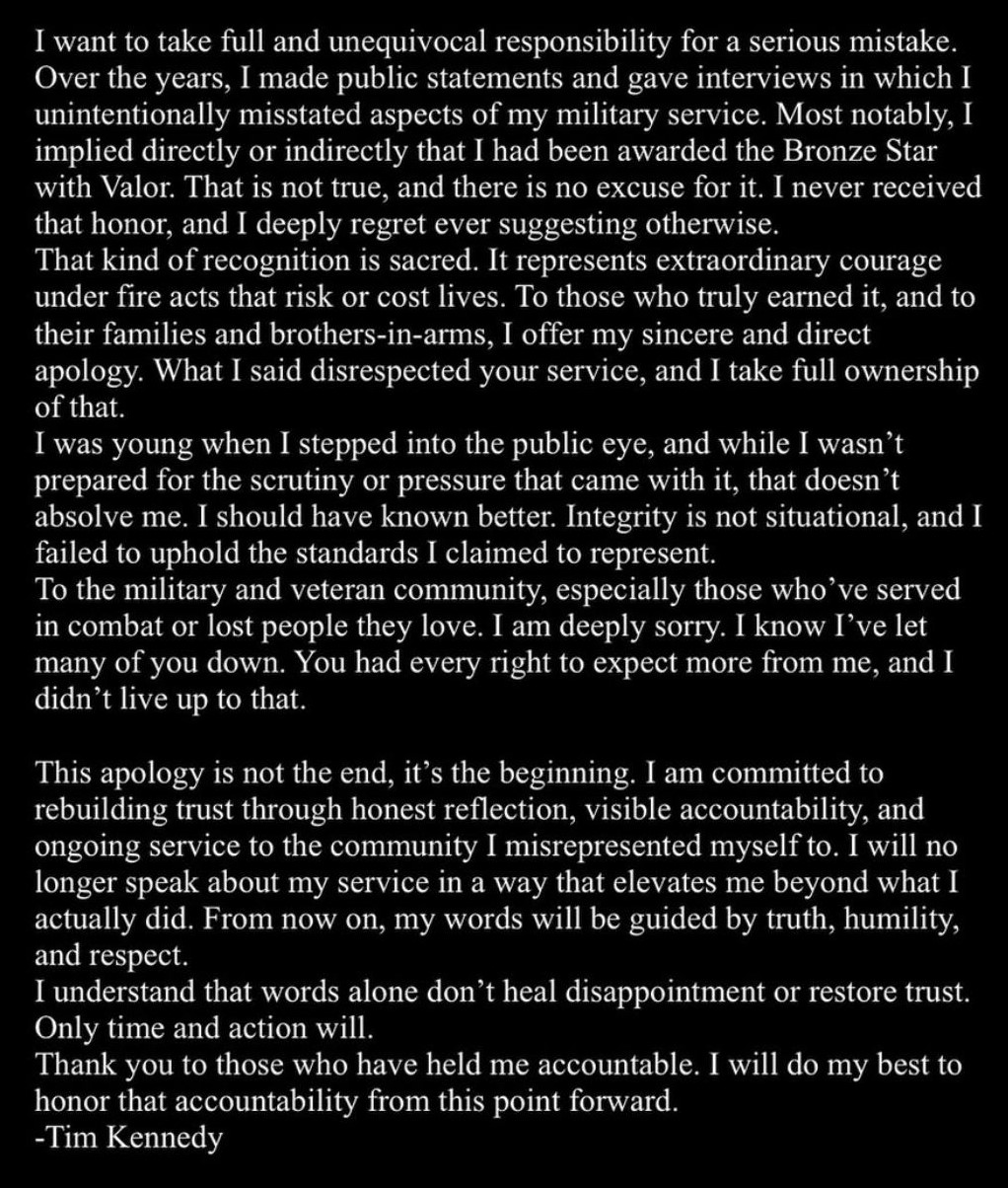 Kennedy July 7th IG Post