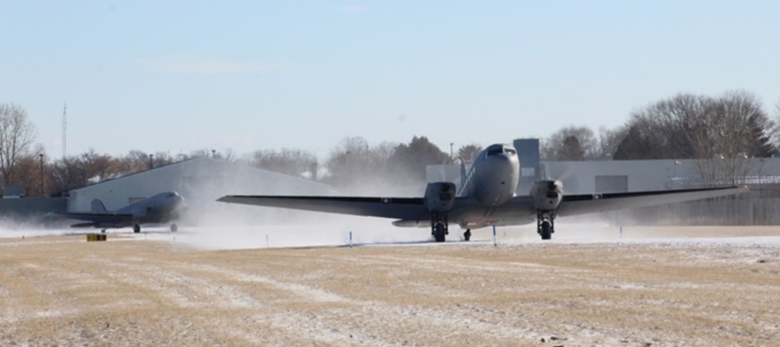 Departing the Basler factory