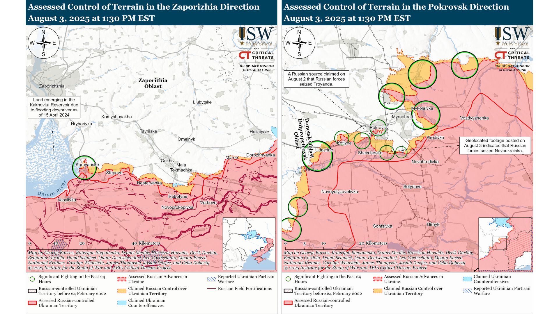 Russia-Ukraine War ISW Assessment - 2025 Aug 3