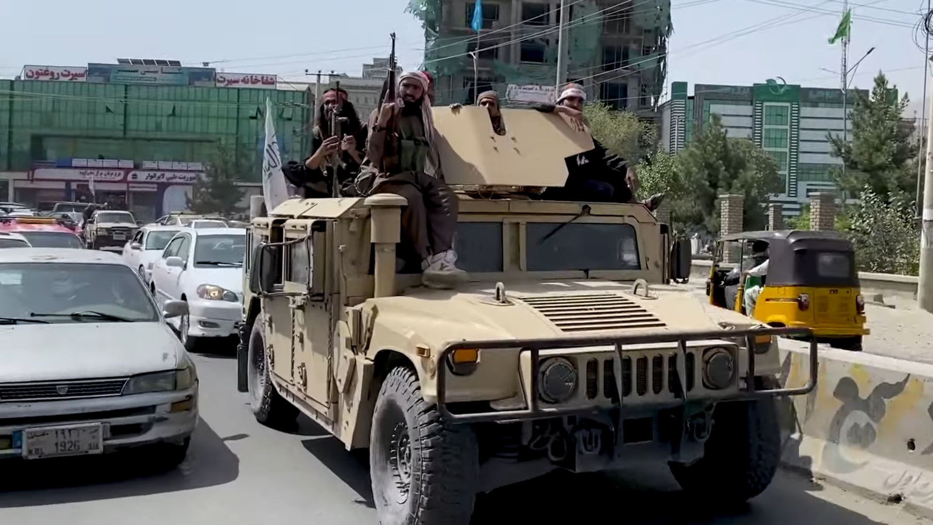 Taliban Humvee in Kabul