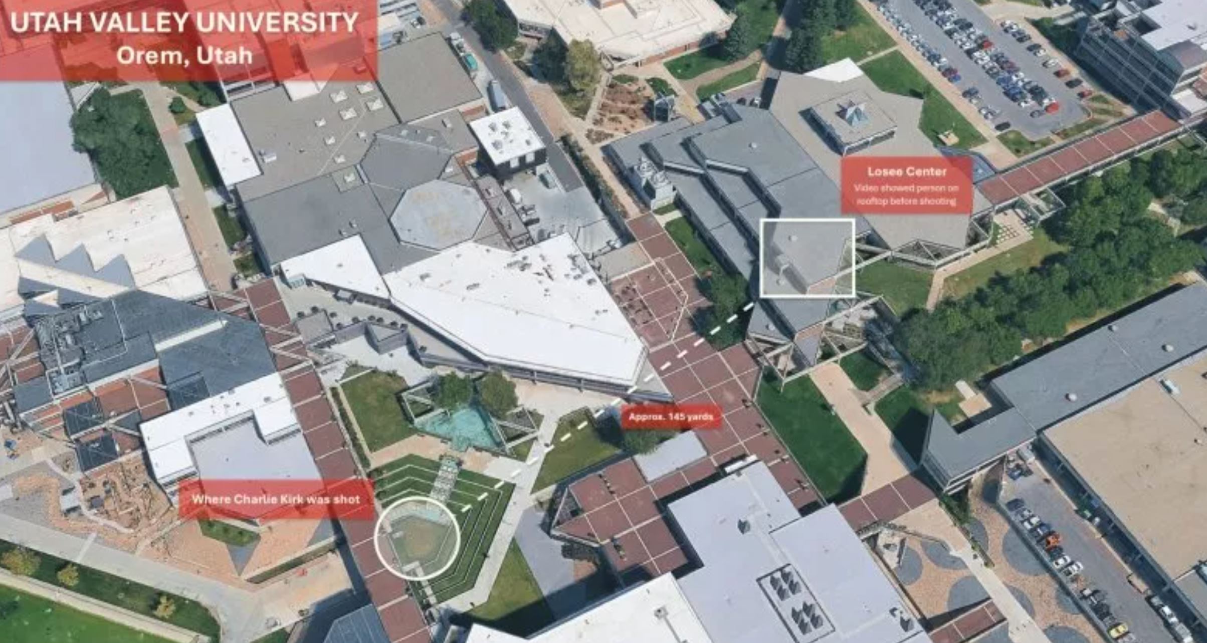 Utah Valley University Shooting Site