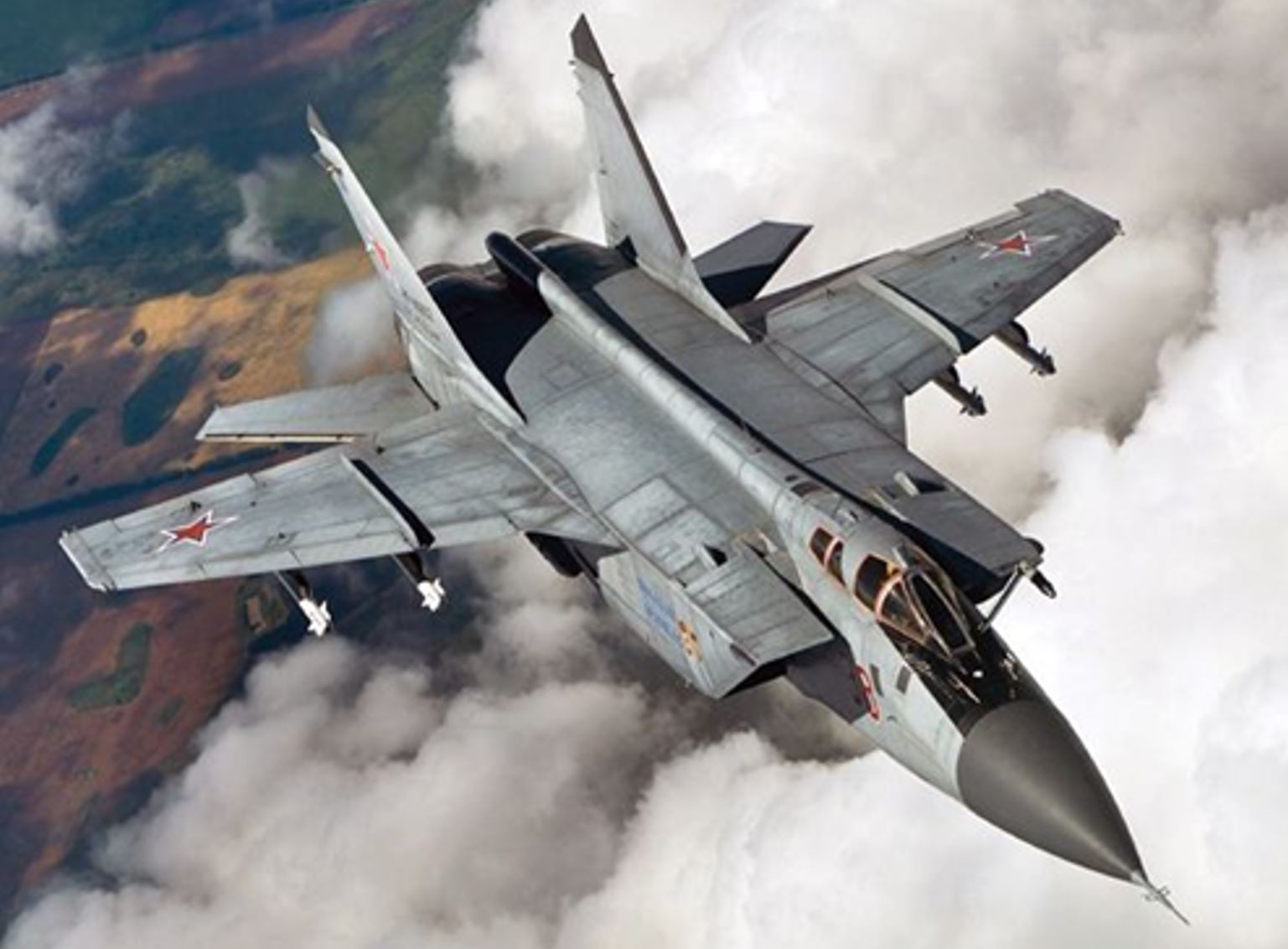 Russian MiG-31 Fighters over Estonia