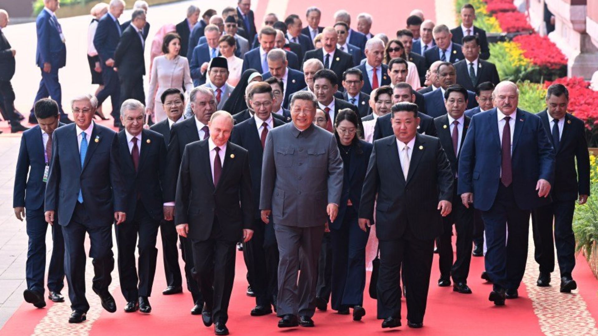 Putin, Xi, Kim at Beijing Military Parade