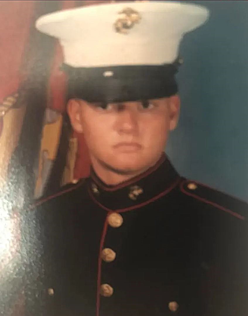 Sanford in his Marine Uniform