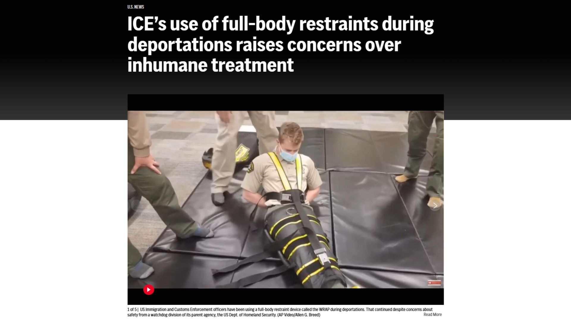 ICE WRAP AP report