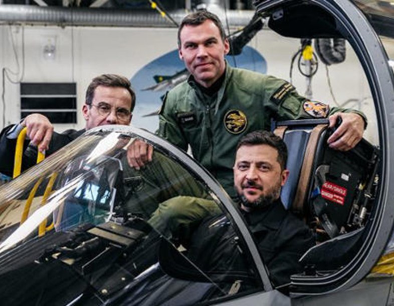 Zelensky and Swedish Prime Minister