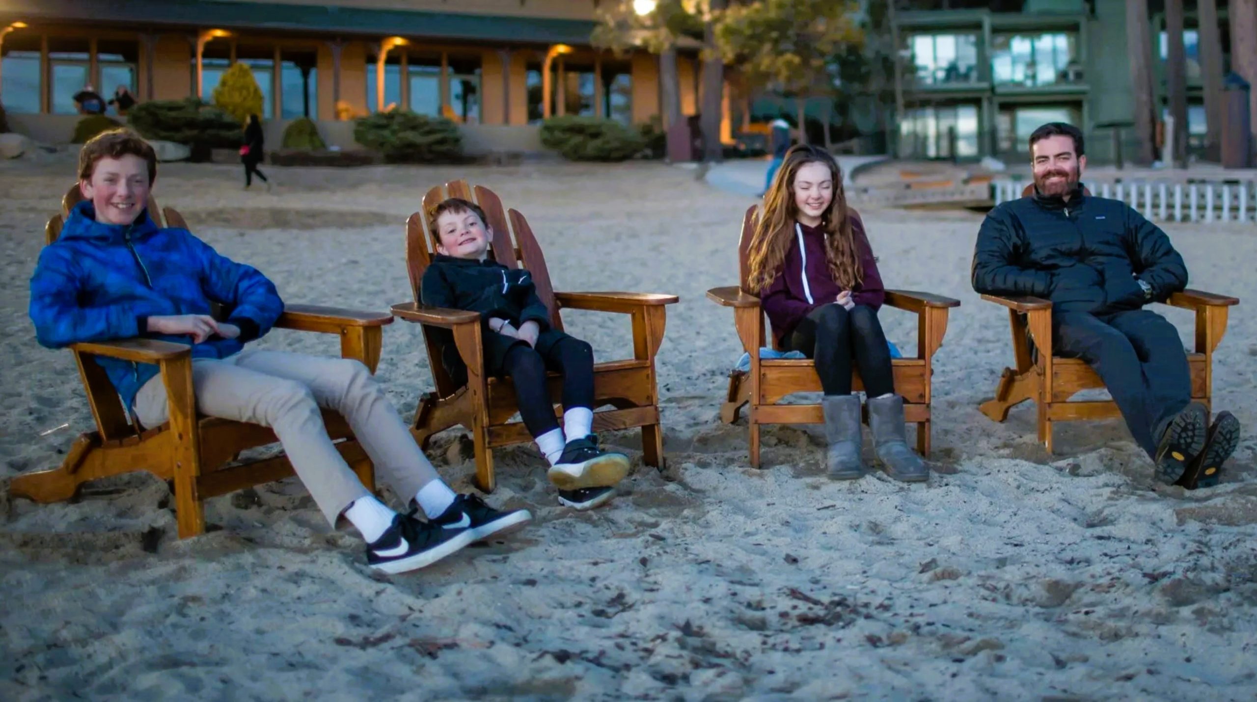 Brandon Webb and his children