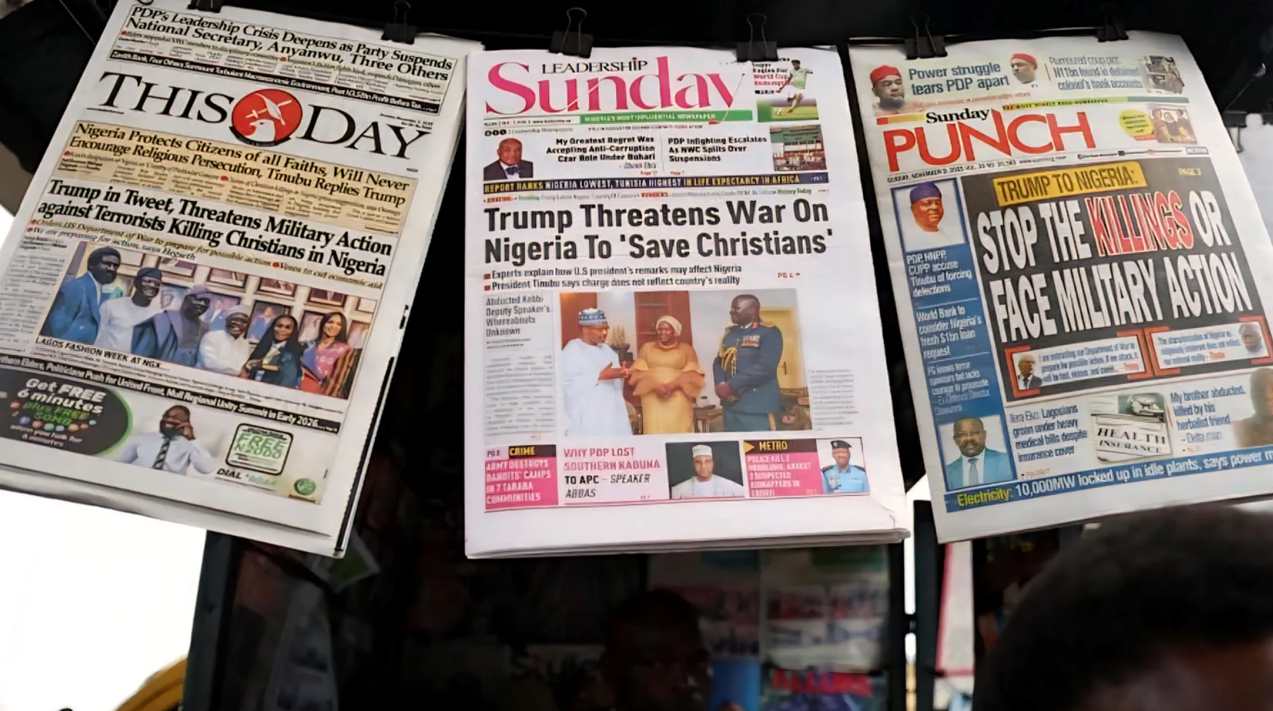 Papers spout the headlines