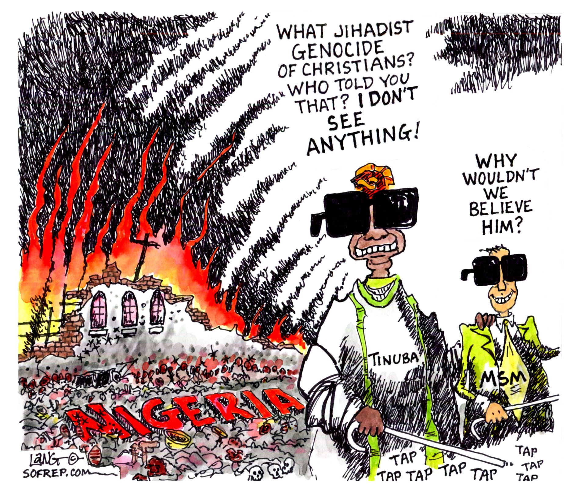 Nigeria Genocide Cartoon
