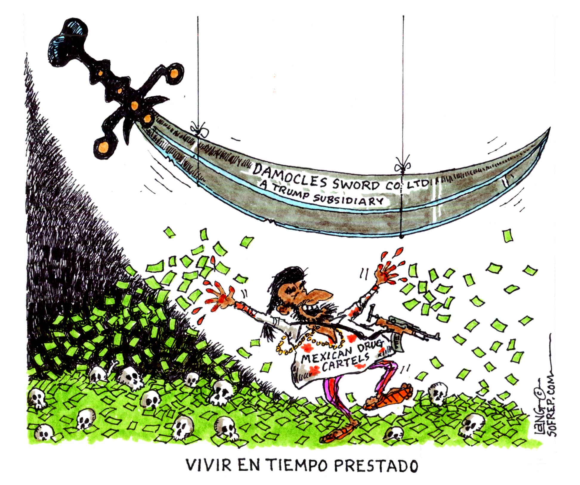 Bob Lang Original Cartoon