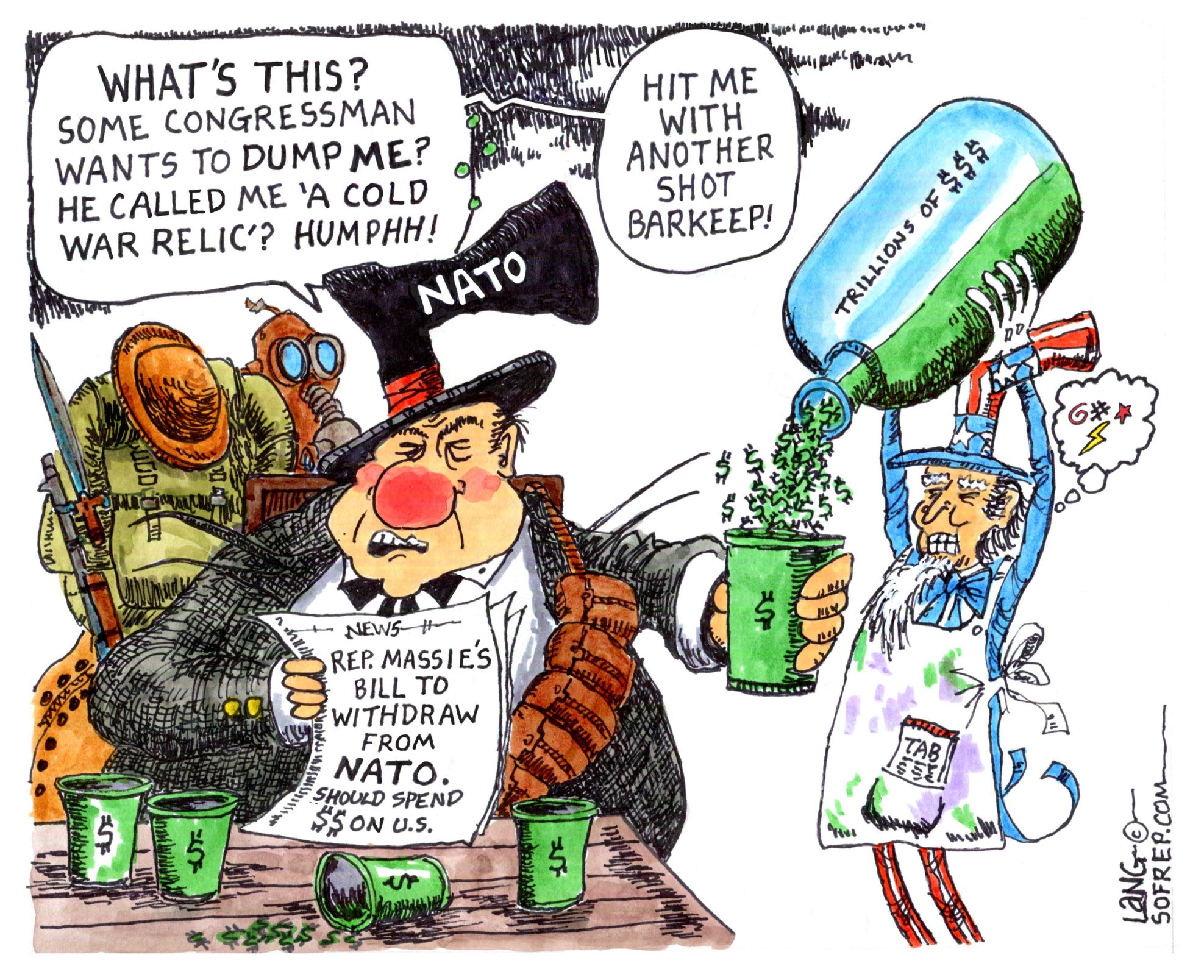 Massie Bob Lang Cartoon