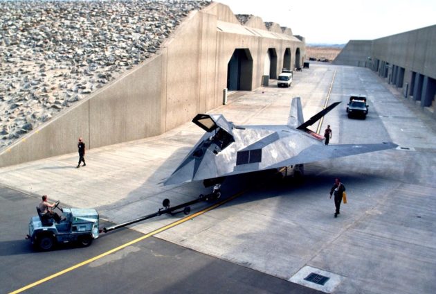 SOFREP Pic of the Day: An F117A Nighthawk at King Khalid Air Base During Operation Desert Shield