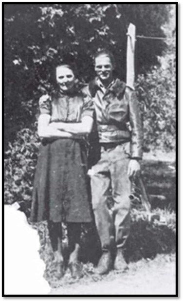 Schallmoser and his mother