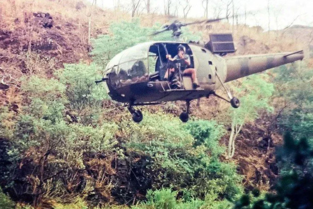 SOFREP Pic of the Day: Rhodesian Air Force Aérospatiale Alouette III Gunship During a Fire Force Operation in the Bush War