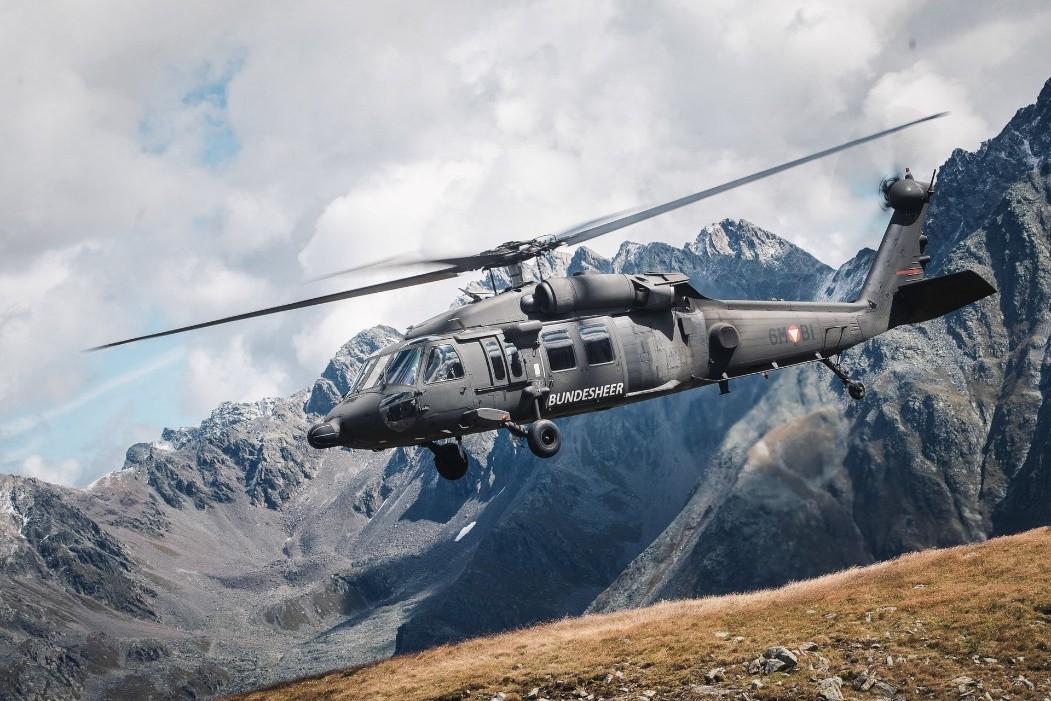 Black Hawk over the Alps