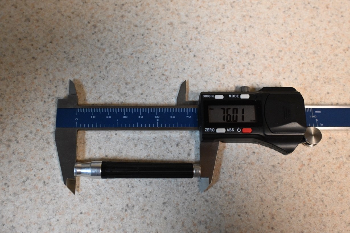 Final handle length.