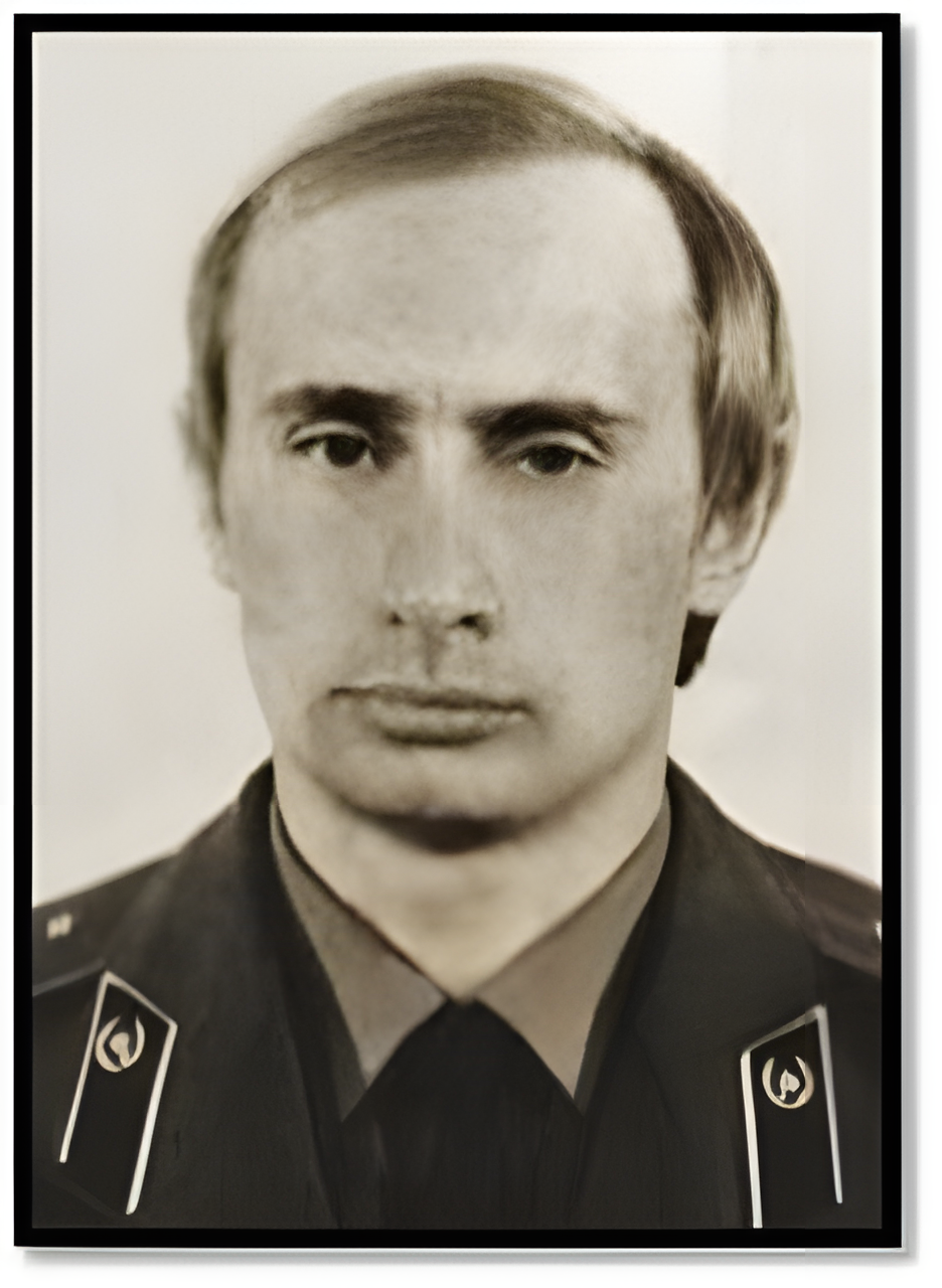 KGB Lt. Col. Vladimir V. Putin. Photo credit: Wikipedia.