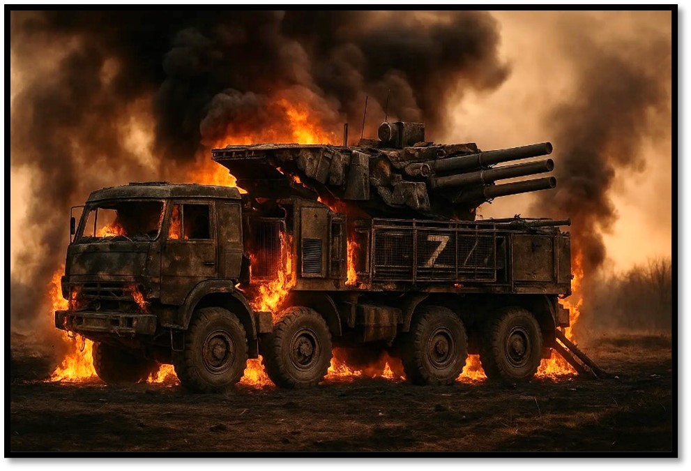 destroyed, Russian Pantsir-S1M