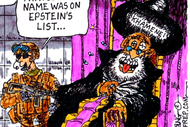 SOFREP Cartoon: Epstein and the Ayatollah