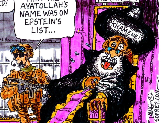 SOFREP Cartoon: Epstein and the Ayatollah