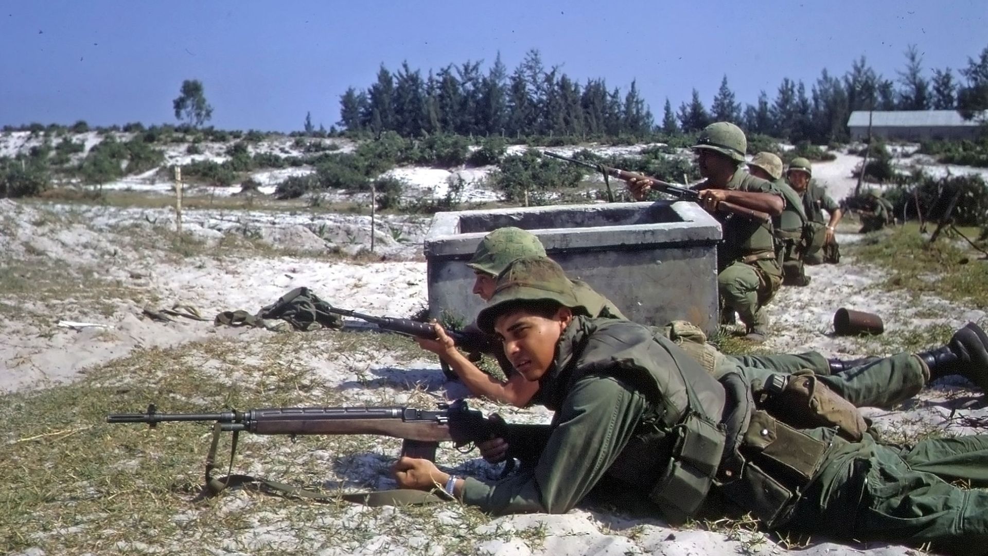 Marines in Nam O village