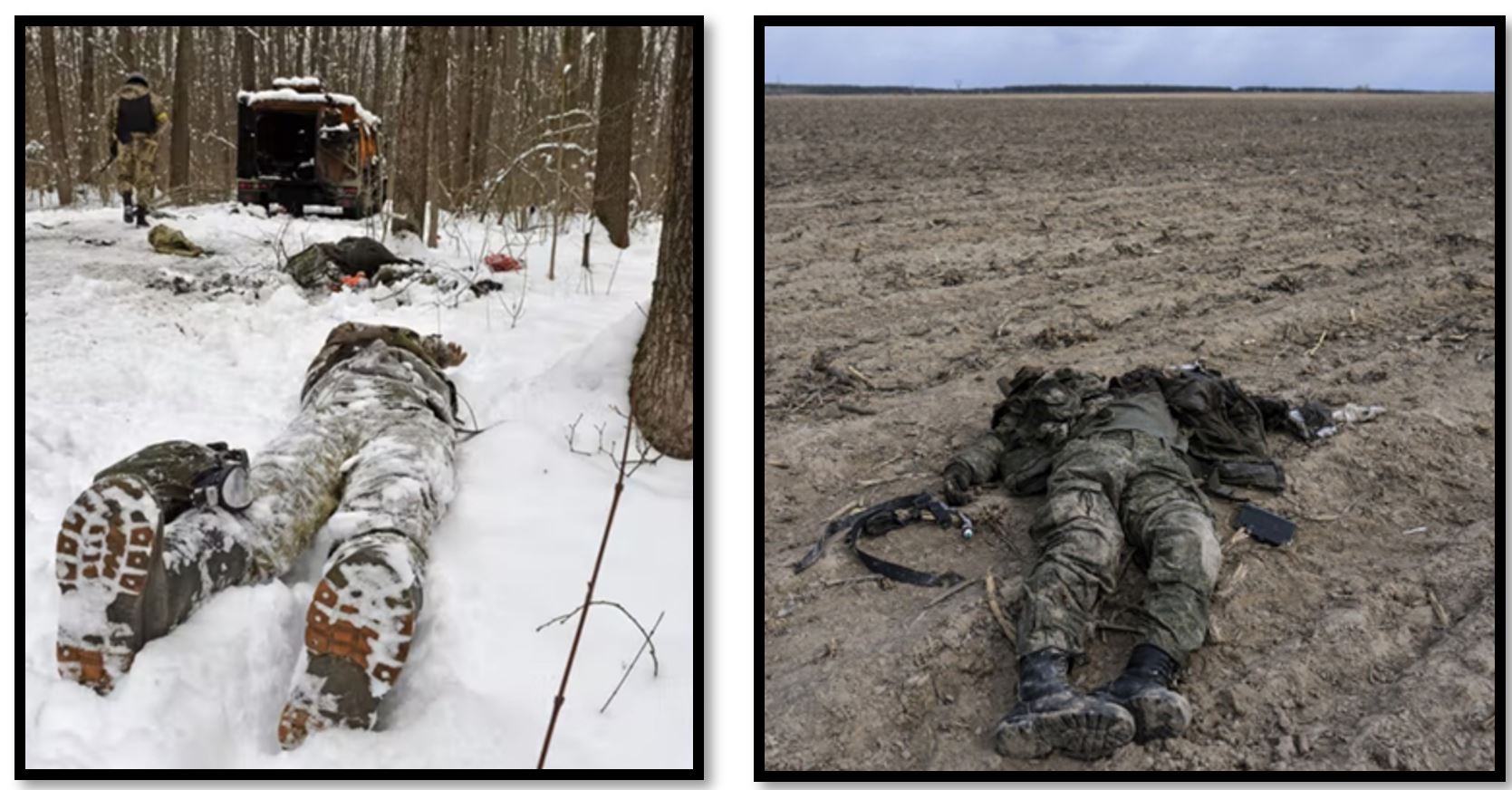 Russian soldiers killed in Ukraine