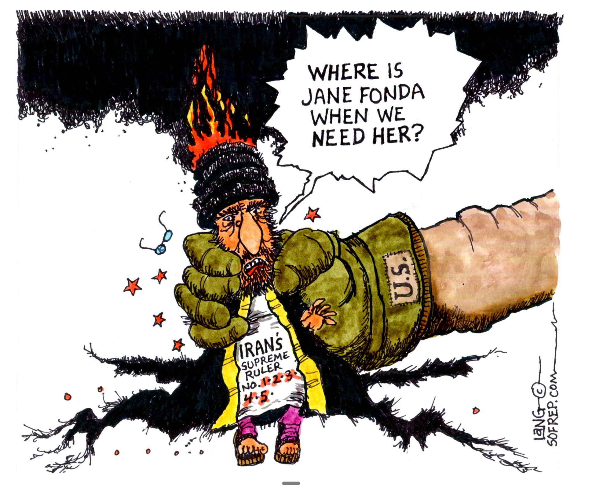 SOFREP Original Cartoon by Bob Lang.