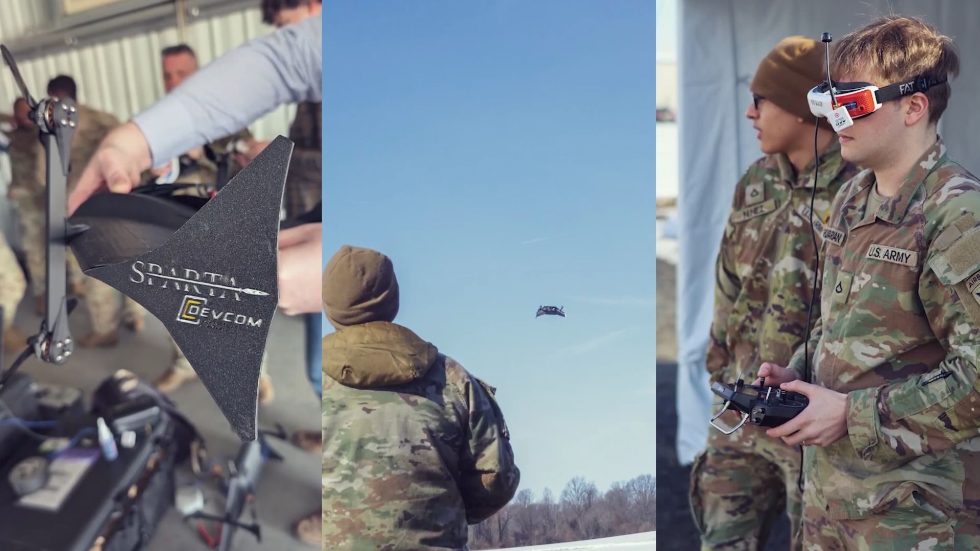Soldiers test out SPARTA drone