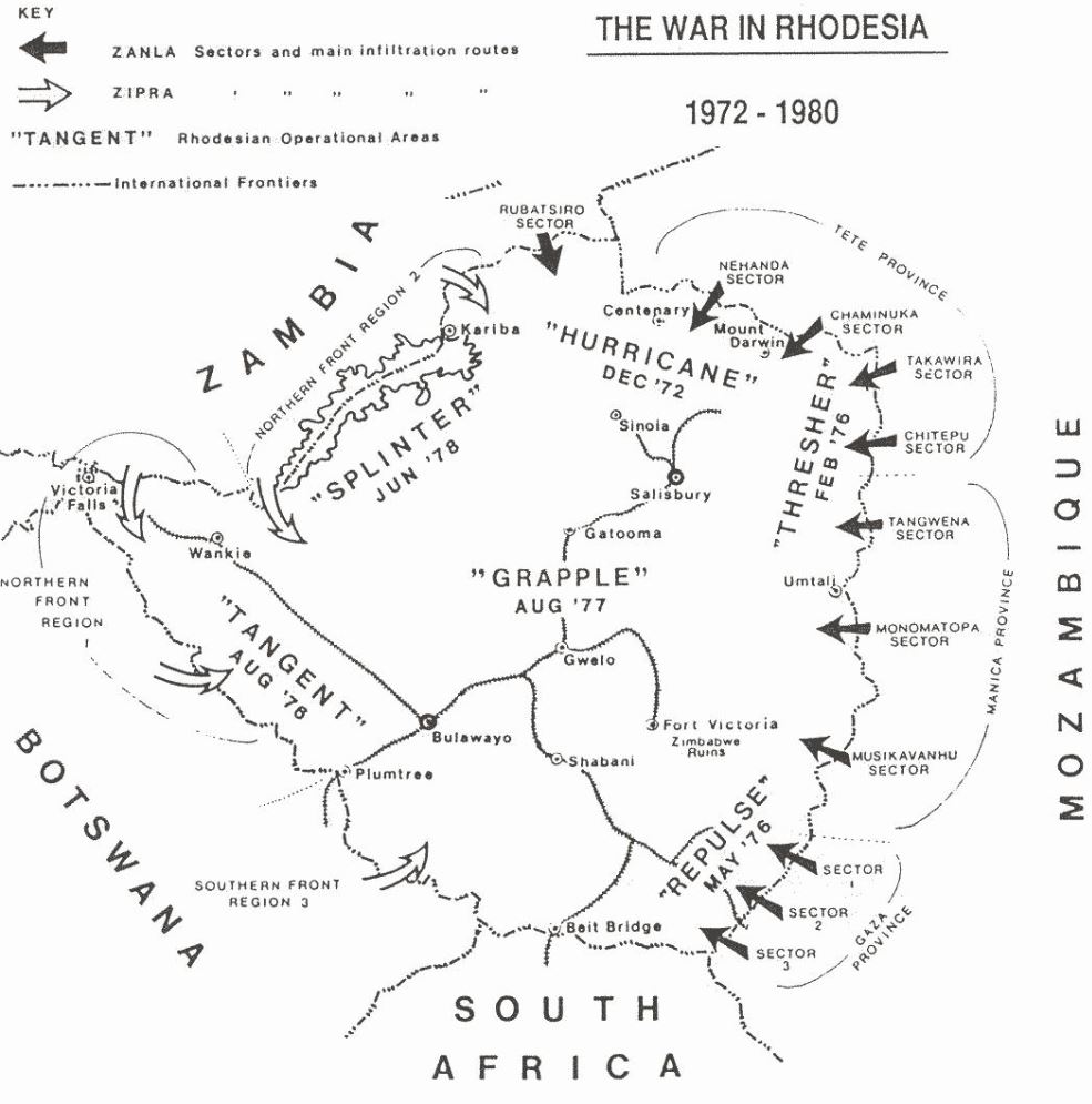 The war in Rhodesia
