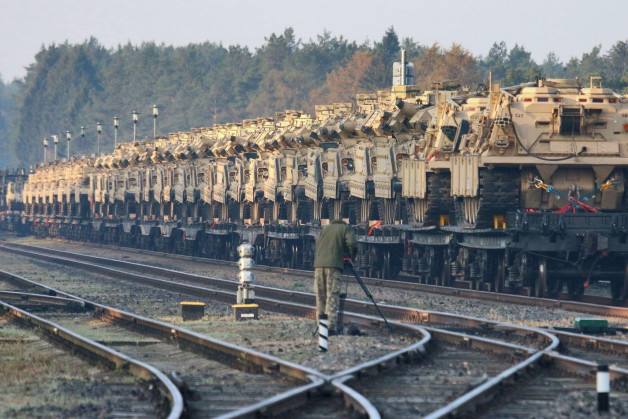 Evening Brief: U.S. Prepositions Tanks and Weapons in Europe as Russia Threat Grows