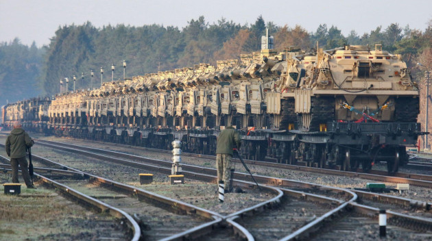 Evening Brief: U.S. Prepositions Tanks and Weapons in Europe as Russia Threat Grows