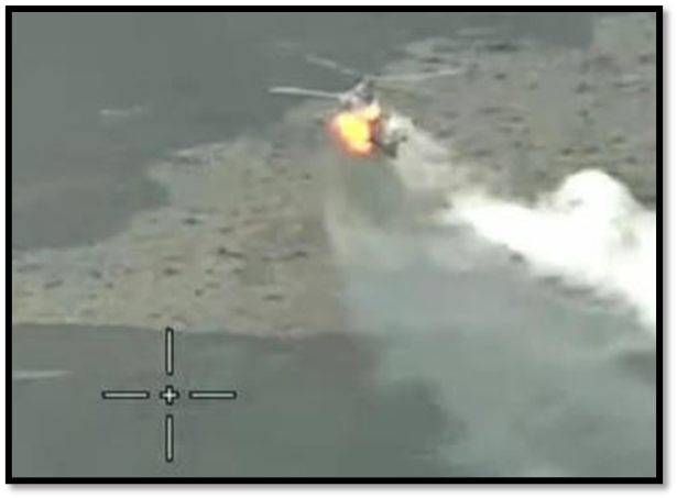 Ka-52 on Fire